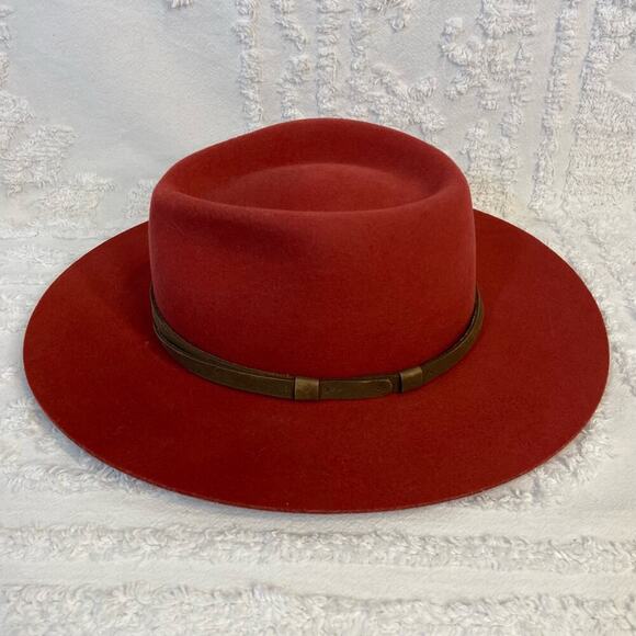 GOORIN BROS Wool Fedora/Cowgirl Hat WPL5923 Women's Small Red Southern Western - Picture 2 of 9